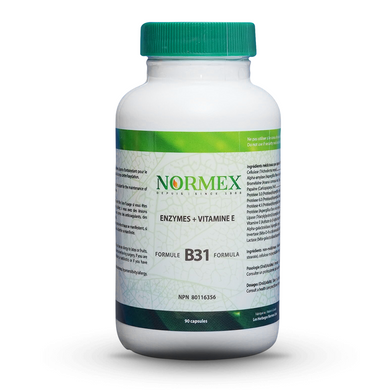 Formule B31 - Enzymes digestives + vitamine E